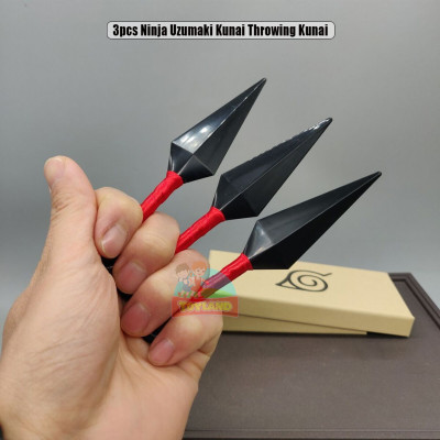 3pcs Ninja Uzumaki Kunai Throwing Kunai